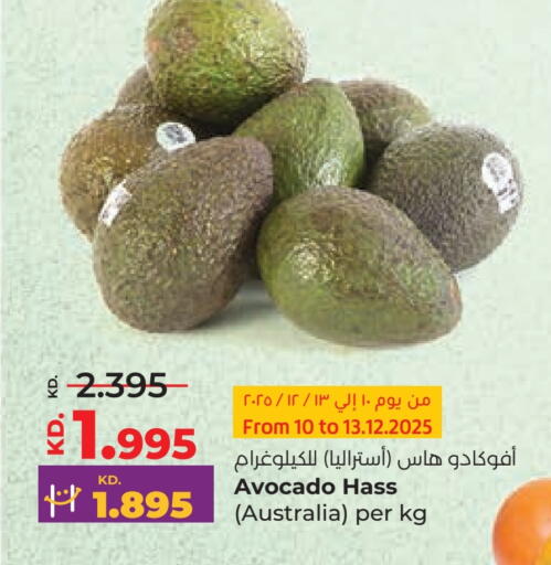Avocado available at لولو هايبر ماركت in الكويت - محافظة الجهراء