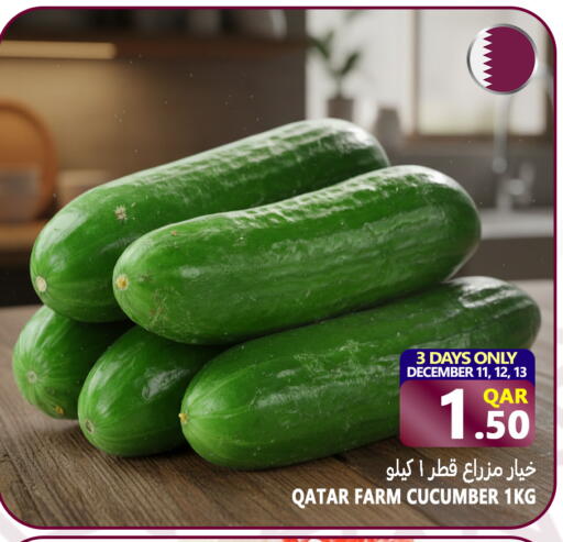 Cucumber from Qatar available at قصر الأغذية هايبرماركت in قطر - الوكرة