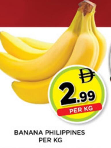 Banana from Philippines available at Ainas Al madina hypermarket in UAE - Sharjah / Ajman