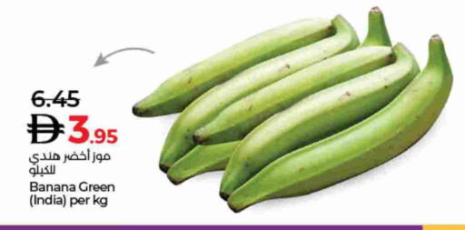 Banana available at لولو هايبرماركت in الإمارات العربية المتحدة , الامارات - دبي