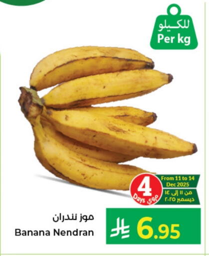 Banana available at Kabayan Hypermarket in KSA, Saudi Arabia, Saudi - Jeddah