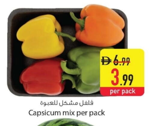 Capsicum available at Safeer Market in UAE - Dubai