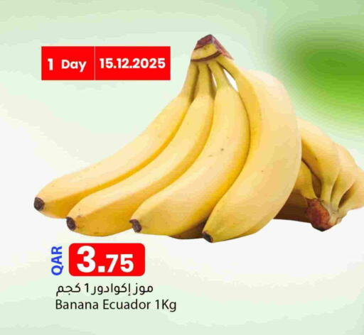 Banana from Ecuador available at Dana Market in Qatar - Doha