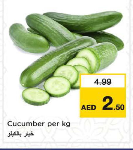 Cucumber available at نستو هايبرماركت in الإمارات العربية المتحدة , الامارات - الشارقة / عجمان