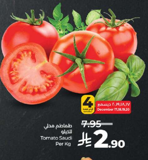 Tomato from Saudi Arabia available at لولو هايبرماركت in مملكة العربية السعودية, السعودية, سعودية - الطائف