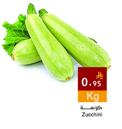 Zucchini available at Hala Markets in KSA, Saudi Arabia, Saudi - Dammam