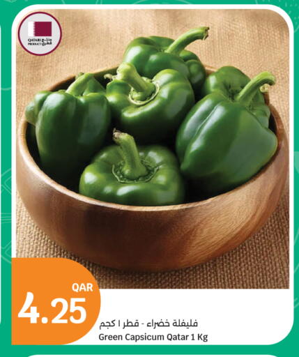 Green Capsicum from Qatar available at City Hypermarket in Qatar - Al Daayen