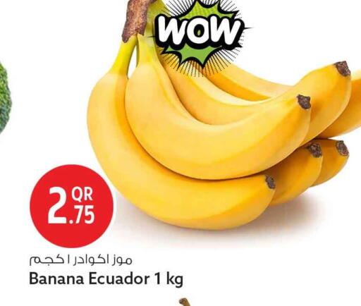 Banana from Ecuador available at سفاري هايبر ماركت in قطر - الوكرة