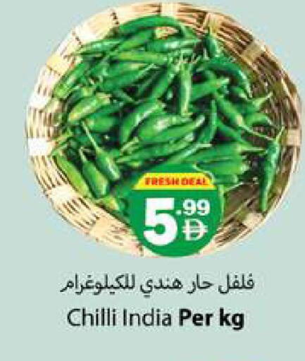 Chilli from India available at زين مارت سوبرماركت in الإمارات العربية المتحدة , الامارات - رَأْس ٱلْخَيْمَة