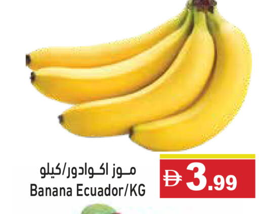 Banana from Ecuador available at أسواق رامز in الإمارات العربية المتحدة , الامارات - الشارقة / عجمان