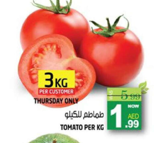 Tomato available at هاشم هايبرماركت in الإمارات العربية المتحدة , الامارات - الشارقة / عجمان