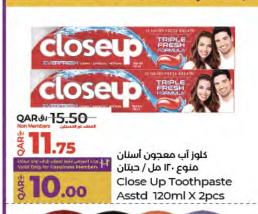 CLOSE UP Toothpaste available at LuLu Hypermarket in Qatar - Al Shamal