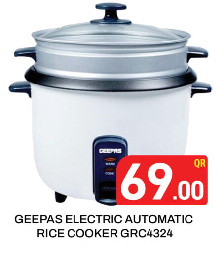 GEEPAS Rice Cooker available at Majlis Hypermarket in Qatar - Doha