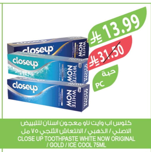 CLOSE UP Toothpaste available at Farm  in KSA, Saudi Arabia, Saudi - Arar