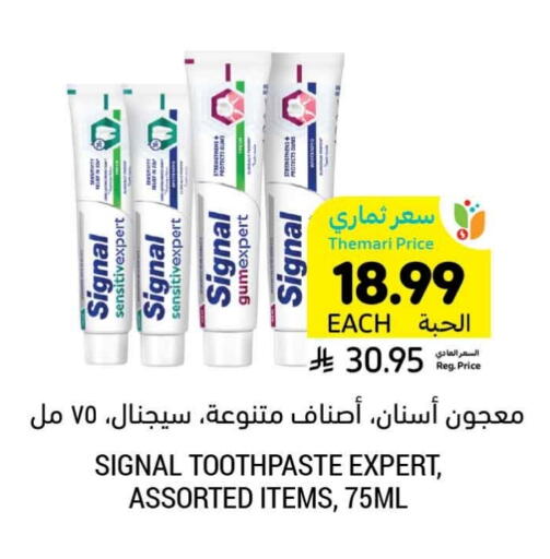 SIGNAL Toothpaste available at Tamimi Market in KSA, Saudi Arabia, Saudi - Medina
