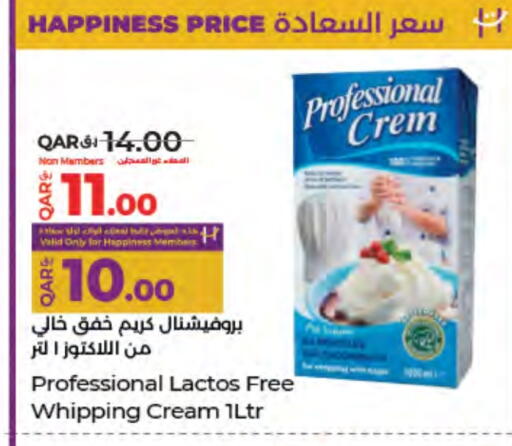 Whipping / Cooking Cream available at LuLu Hypermarket in Qatar - Al Daayen