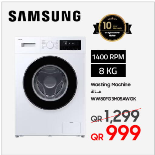 SAMSUNG Washing Machine available at Techno Blue in Qatar - Al Khor