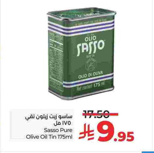 OLIO SASSO Olive Oil available at LULU Hypermarket in KSA, Saudi Arabia, Saudi - Jubail