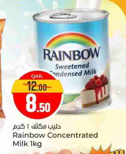 RAINBOW Condensed Milk available at Paris Hypermarket in Qatar - Al-Shahaniya