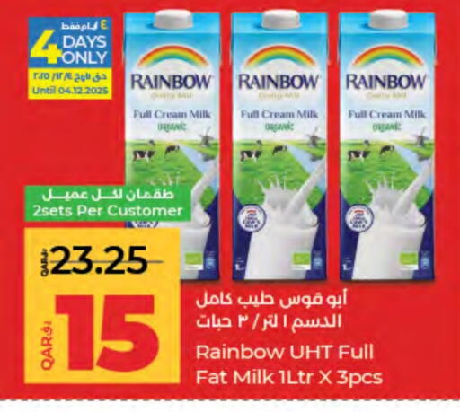 RAINBOW Long Life / UHT Milk available at LuLu Hypermarket in Qatar - Doha