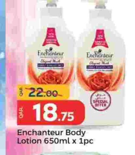 Enchanteur Body Lotion & Cream available at Paris Hypermarket in Qatar - Doha