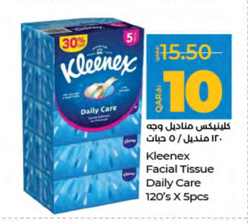 KLEENEX available at LuLu Hypermarket in Qatar - Al Shamal
