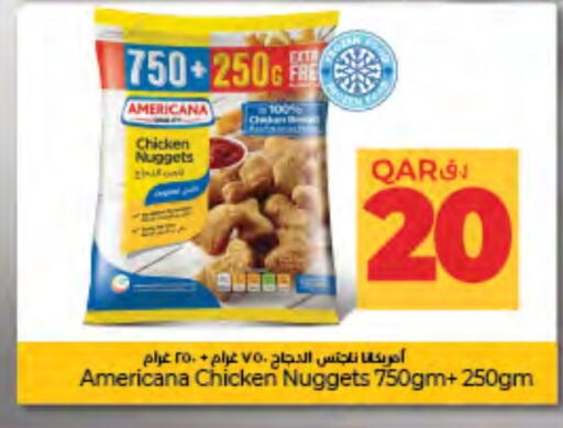 AMERICANA Chicken Nuggets available at LuLu Hypermarket in Qatar - Al Shamal
