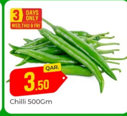 Chilli / Capsicum available at Paris Hypermarket in Qatar - Al Rayyan