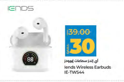 Earphone available at LuLu Hypermarket in Qatar - Al-Shahaniya