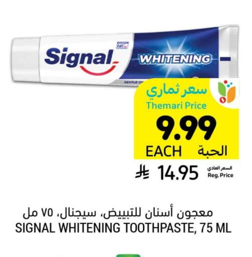 SIGNAL Toothpaste available at Tamimi Market in KSA, Saudi Arabia, Saudi - Medina