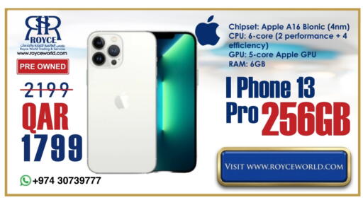 APPLE available at Royce World Trading & Services W.L.L in Qatar - Al Shamal