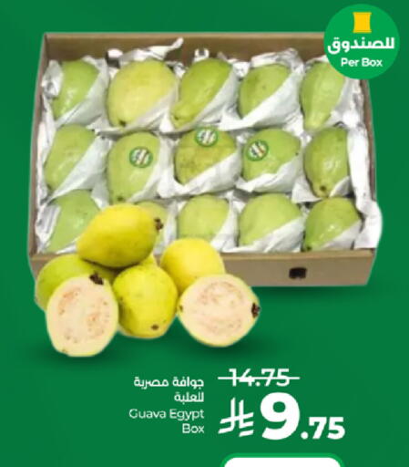 Guava from Egypt available at لولو هايبرماركت in مملكة العربية السعودية, السعودية, سعودية - ينبع