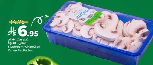 Mushroom available at لولو هايبرماركت in مملكة العربية السعودية, السعودية, سعودية - الأحساء‎