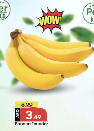 Banana from Ecuador available at Mark & Save in UAE - Sharjah / Ajman