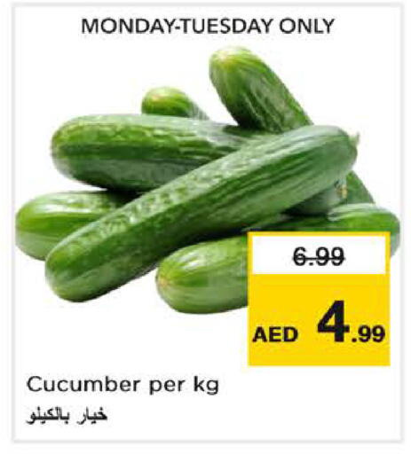 Cucumber available at نستو هايبرماركت in الإمارات العربية المتحدة , الامارات - دبي
