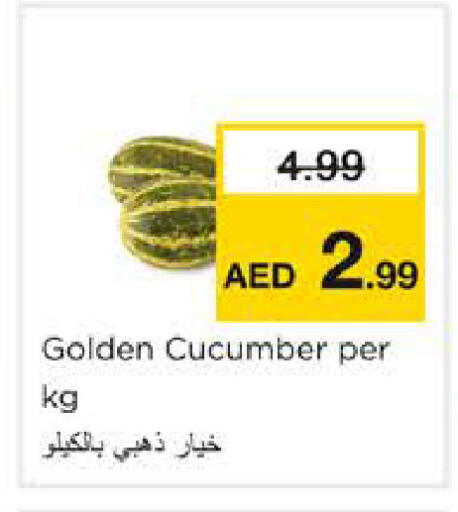 Cucumber available at نستو هايبرماركت in الإمارات العربية المتحدة , الامارات - الشارقة / عجمان