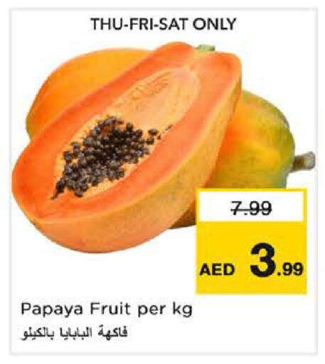 Papaya available at Nesto Hypermarket in UAE - Sharjah / Ajman