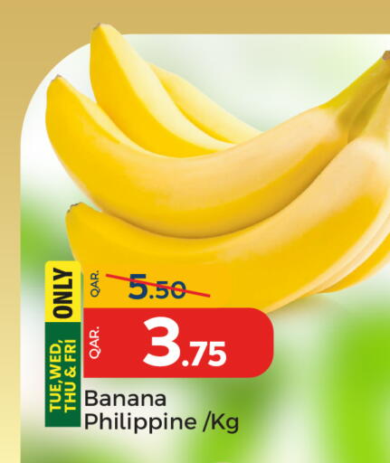 Banana from Philippines available at Paris Hypermarket in Qatar - Al Rayyan
