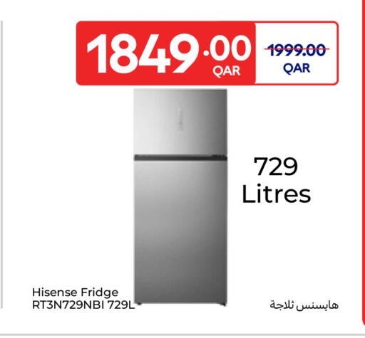 HISENSE Refrigerator available at Carrefour in Qatar - Al Rayyan