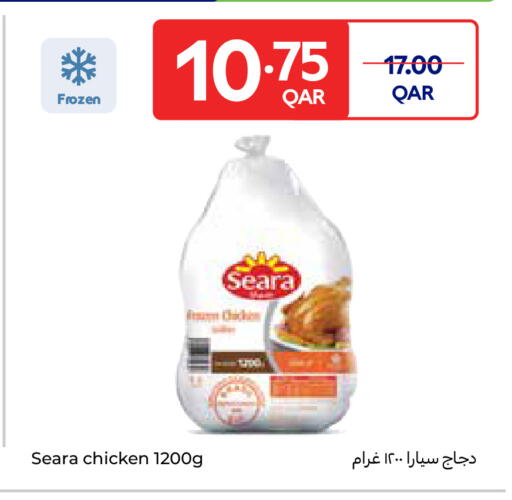 SEARA Frozen Whole Chicken available at Carrefour in Qatar - Al Shamal