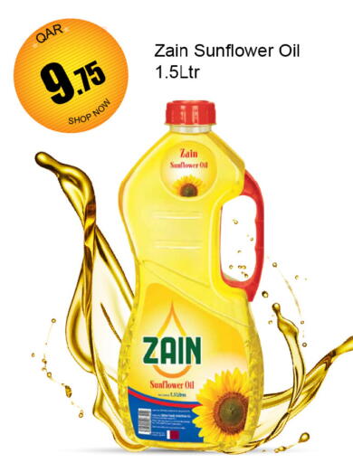 ZAIN Sunflower Oil available at G MAX Hypermarket in Qatar - Al Wakra
