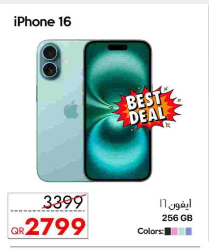 APPLE iPhone 16 available at iCONNECT  in Qatar - Al Wakra