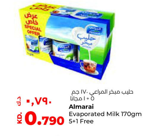 ALMARAI Evaporated Milk available at Lulu Hypermarket  in Kuwait - Ahmadi Governorate