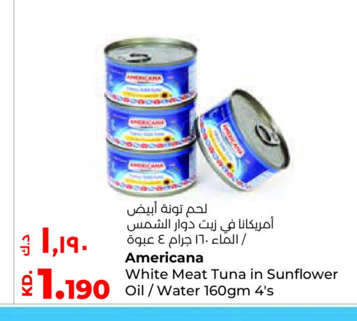 AMERICANA Tuna - Canned available at Lulu Hypermarket  in Kuwait - Ahmadi Governorate