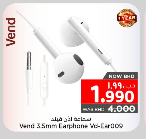 Earphone available at NESTO  in Bahrain