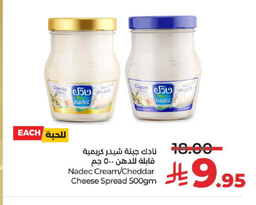 نادك جبنة الشيدر available at لولو هايبرماركت in مملكة العربية السعودية, السعودية, سعودية - الرياض