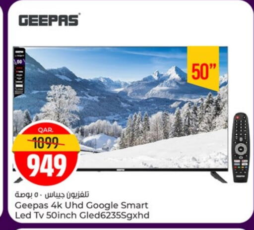 GEEPAS Smart TV available at Paris Hypermarket in Qatar - Doha