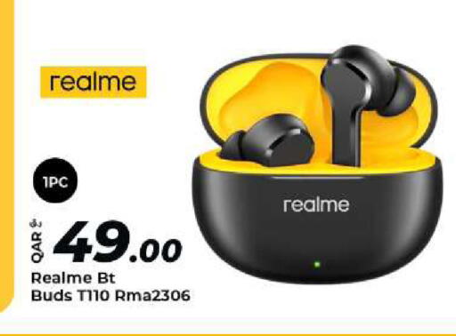 REALME Earphone available at Al Rawabi Electronics in Qatar - Doha