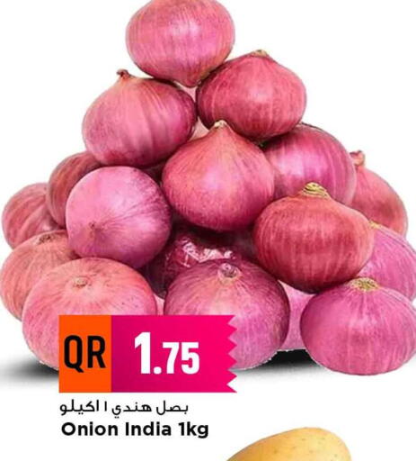 Onion from India available at Marza Hypermarket in Qatar - Al Shamal