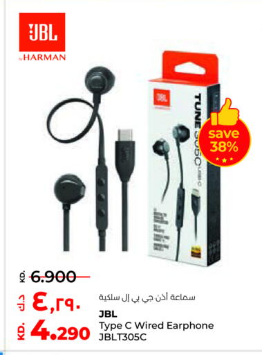 JBL Earphone available at Lulu Hypermarket  in Kuwait - Ahmadi Governorate